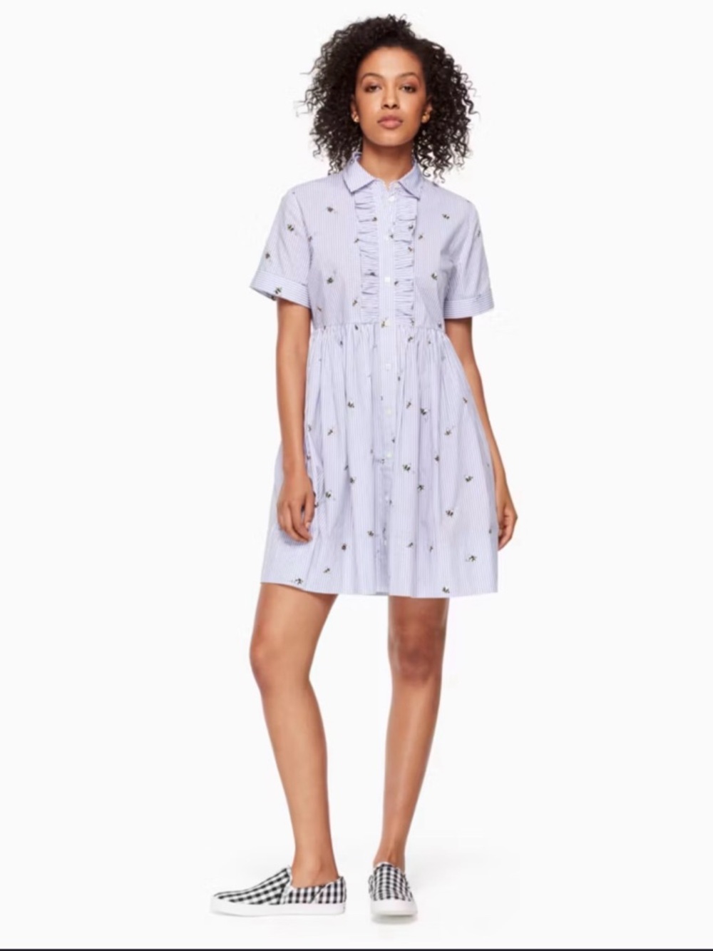 Kate Spade Abuzz Poplin Dress Size M